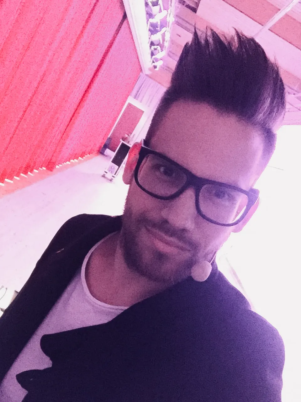Daniel Kalman auf der Bühne